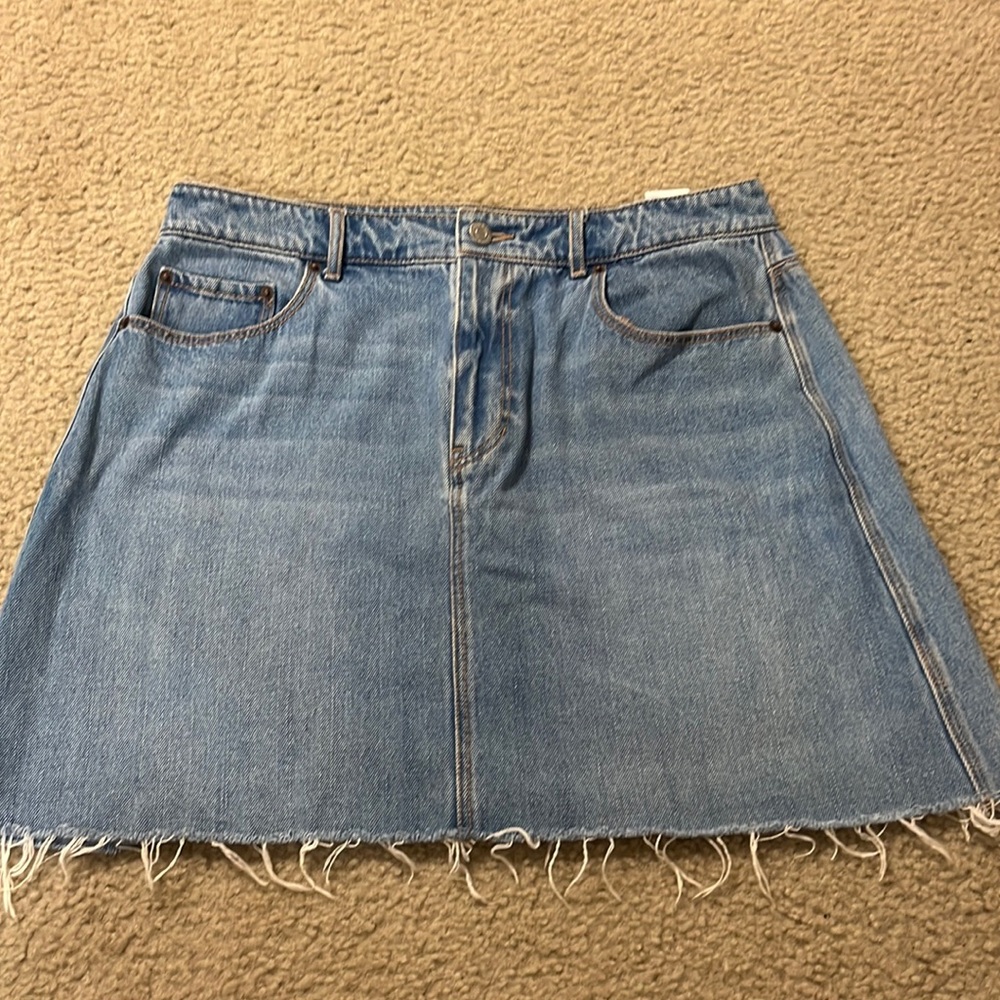 Old Navy Light Wash Jean Skirt-Size 10